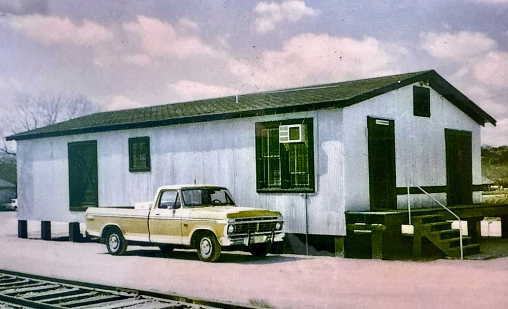 Historical Midtex picture showing the office from the past