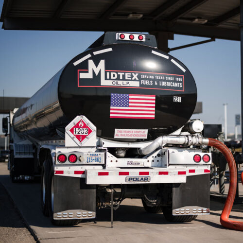 Midtex Oil Tanker Truck offering full-logistic export services to export fuel and lubricant products.
